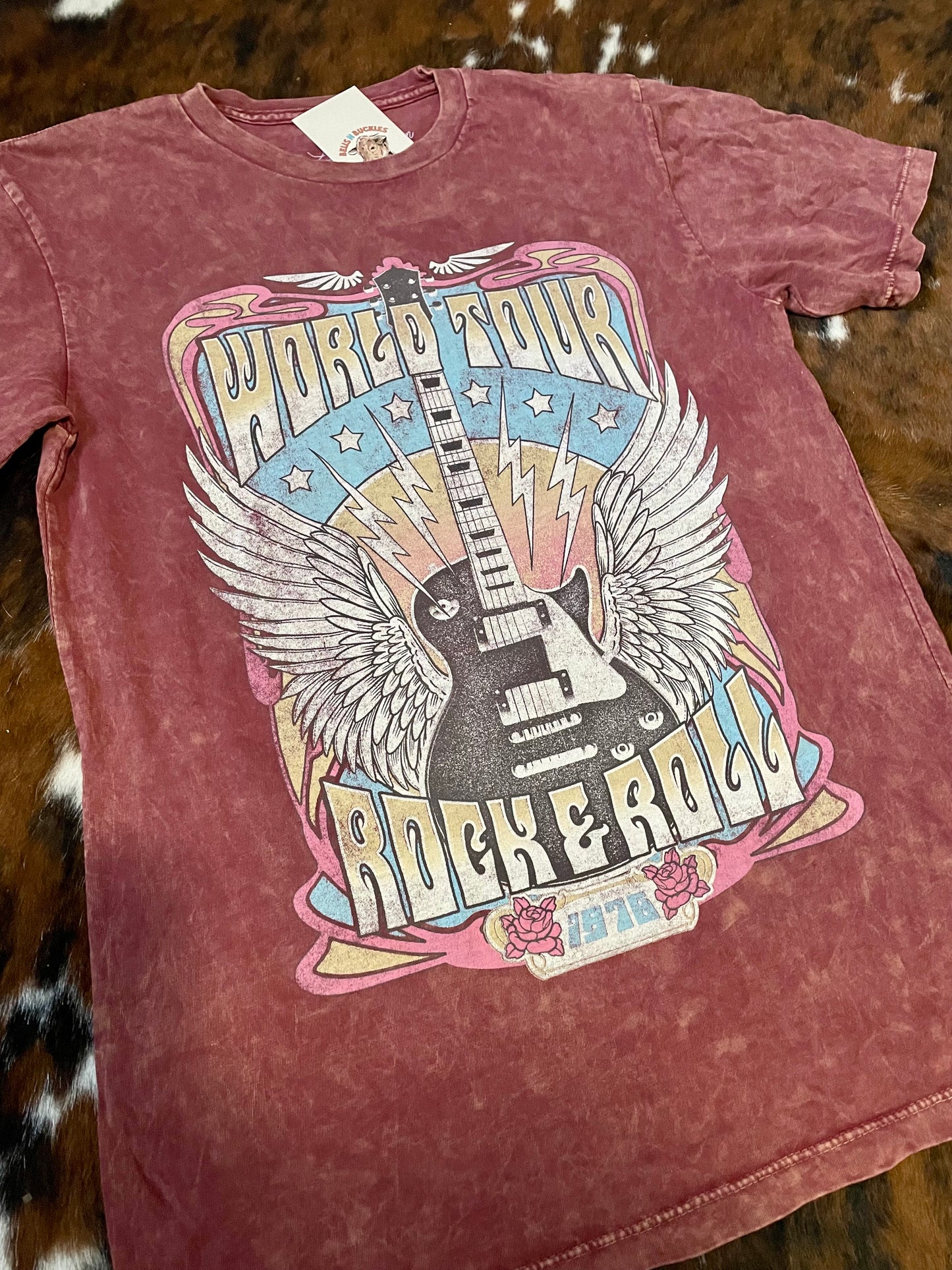 World Tour Rock & Roll Graphic Tee