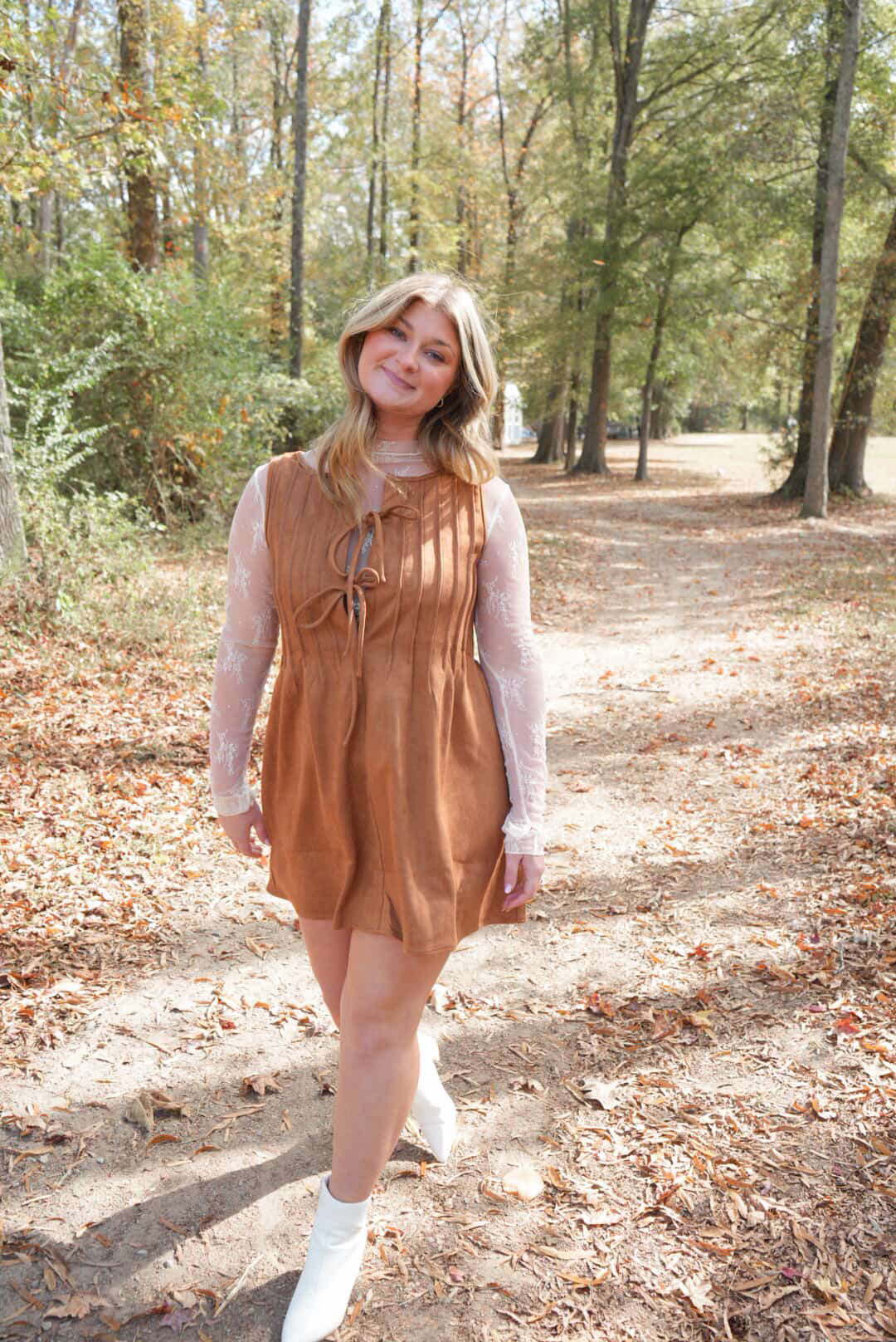 Howdy Honey Suede Dress