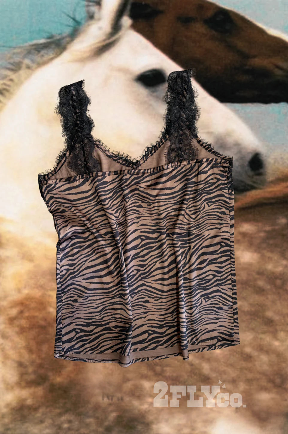 Wild Allure Tank *Zebra