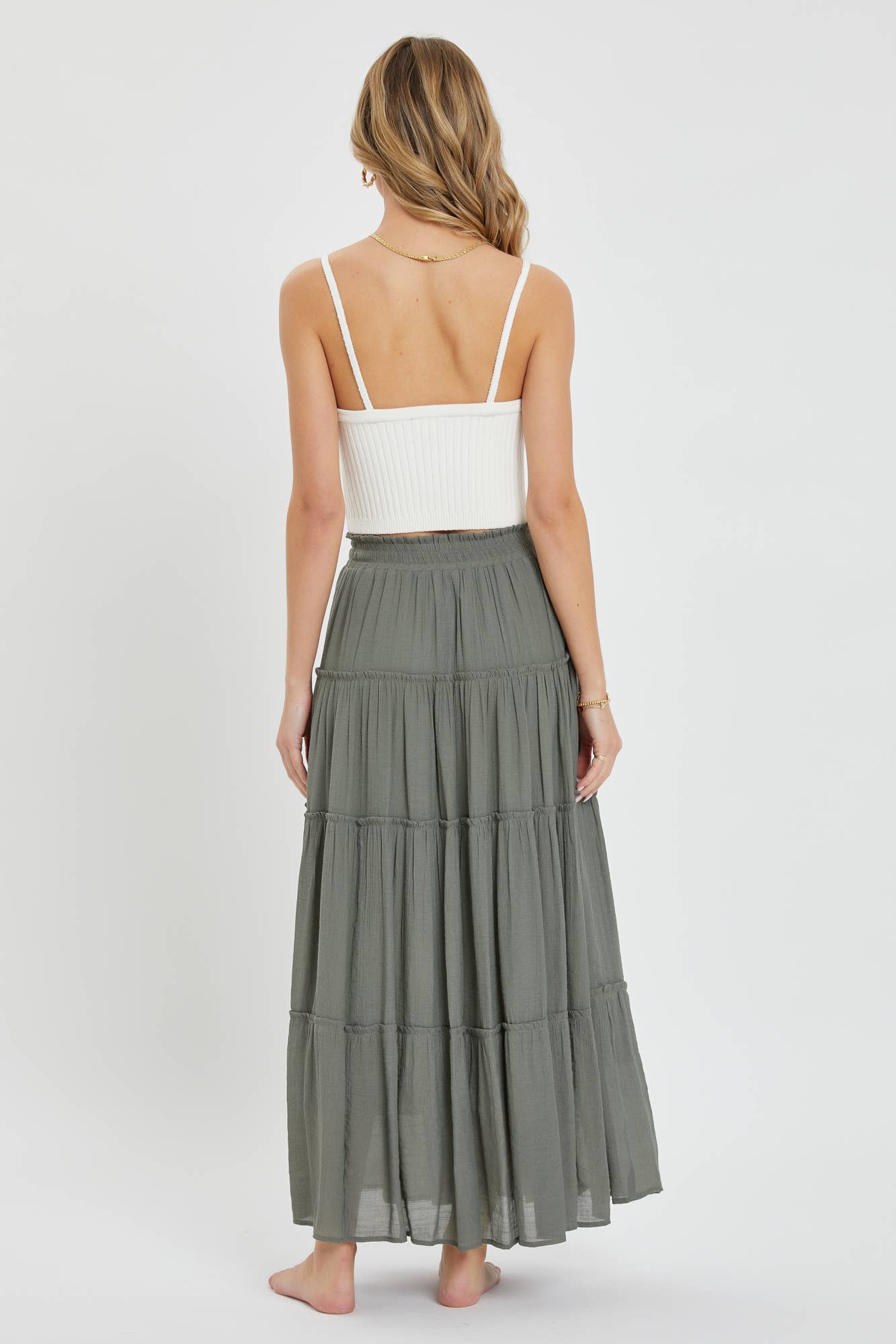 FLOWY TIERED MAXI