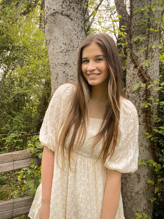 Square Neck A-Line Dress