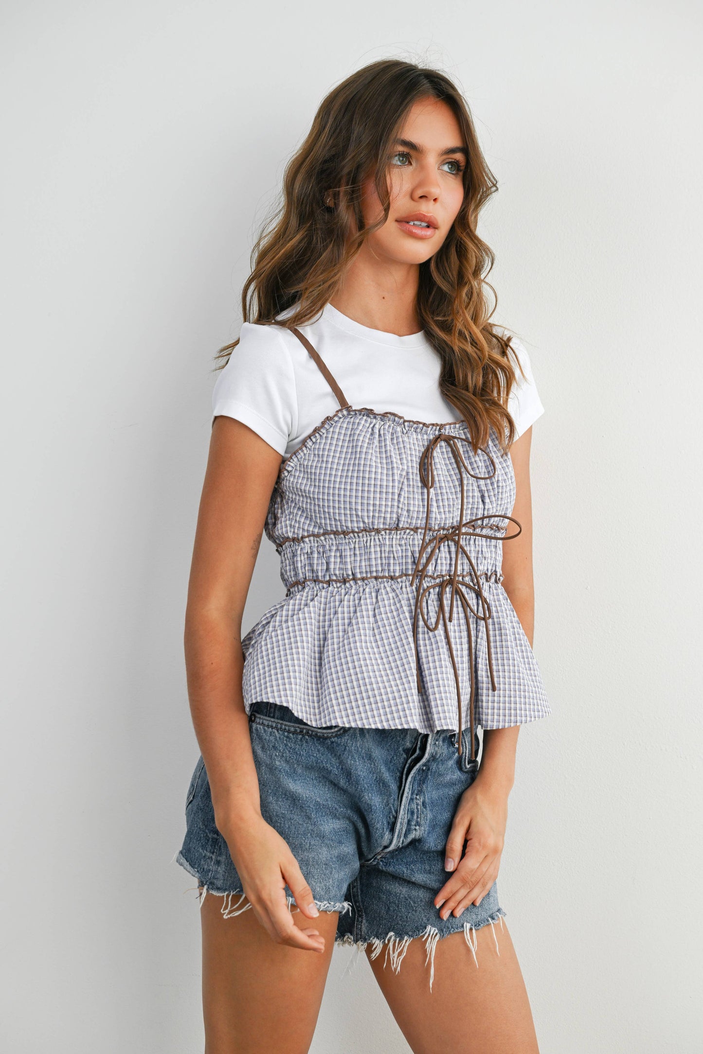 Sleeveless Tie-Front Cami Top