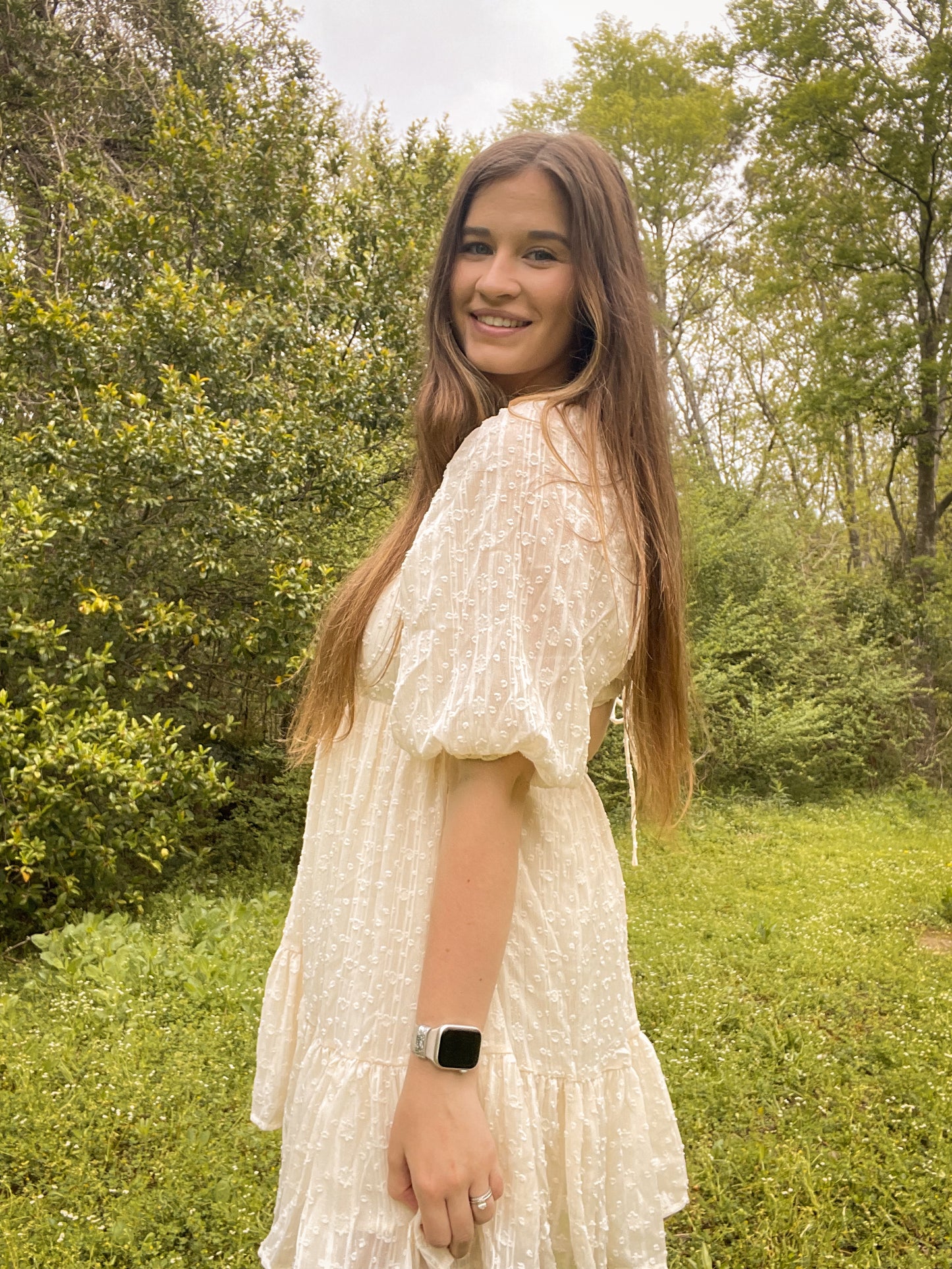 Square Neck A-Line Dress