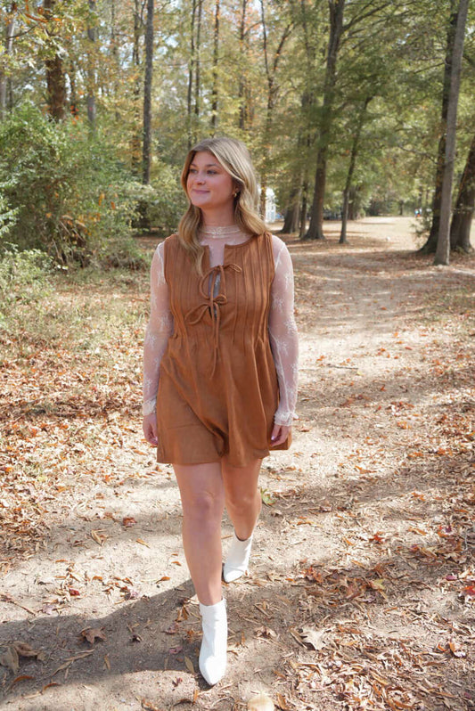 Howdy Honey Suede Dress