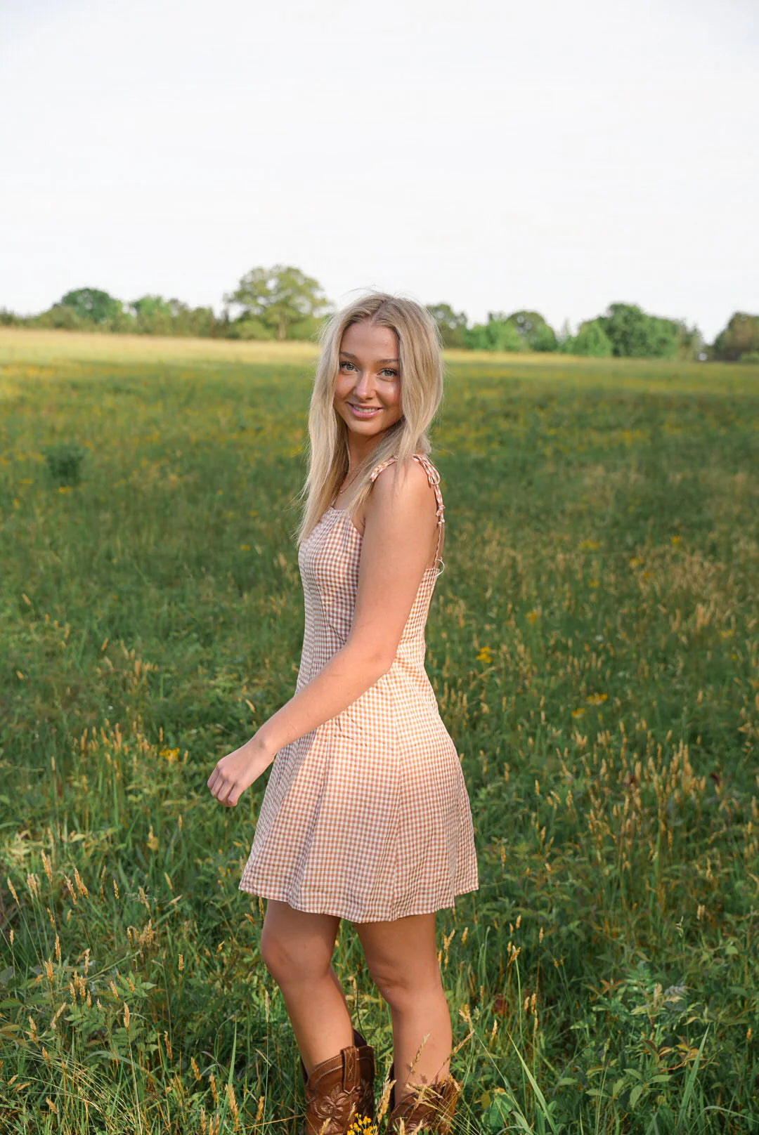 Gingham Mini Dress