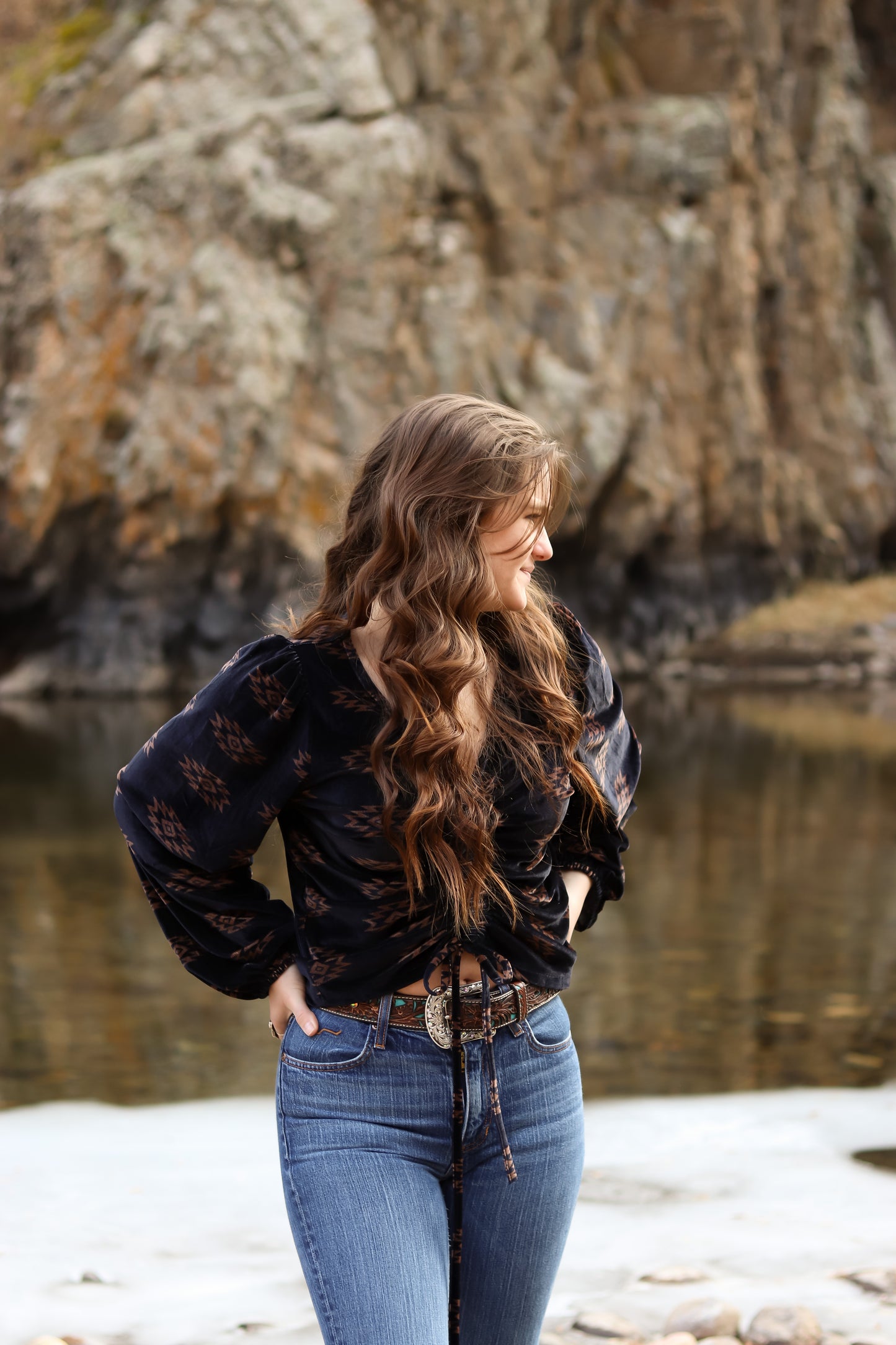 Texas Twist Aztec Top
