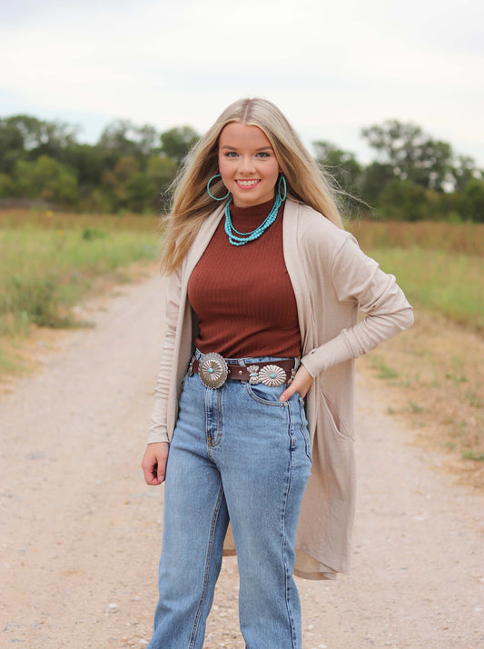 Beige Cardigan