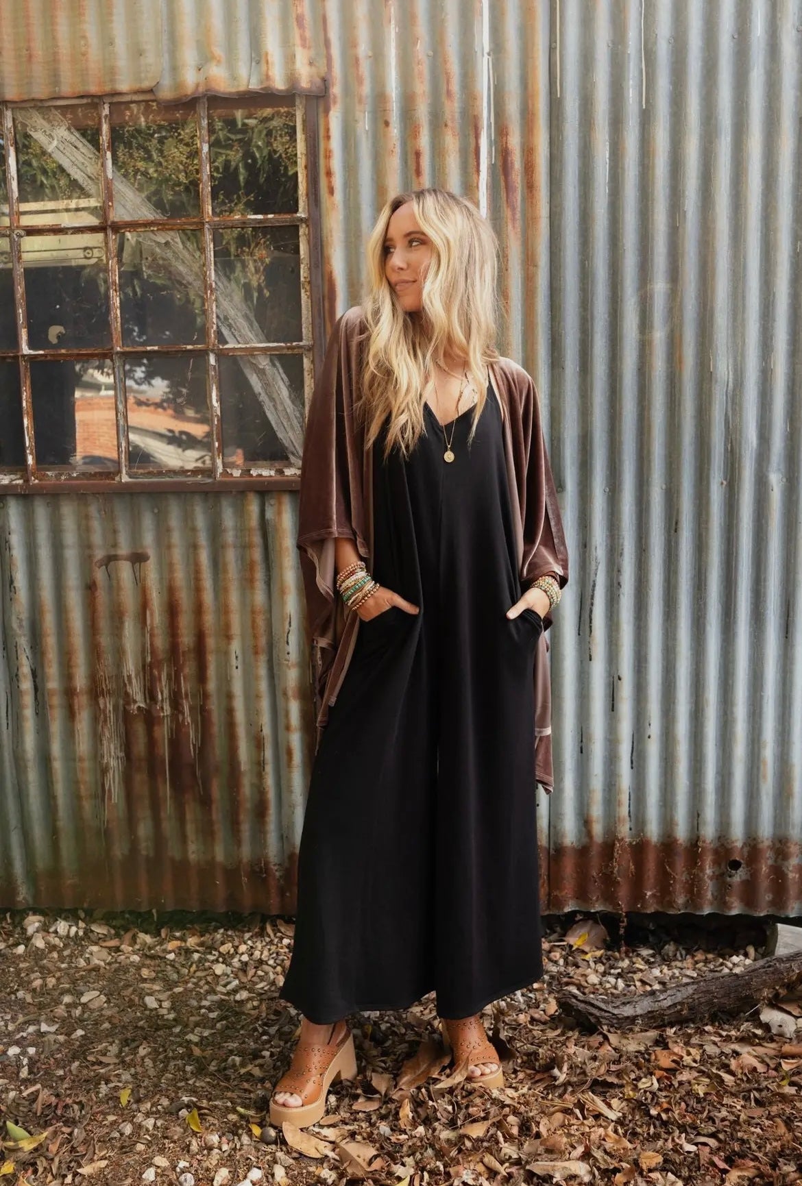 Black Wide Leg Jumpsuit
