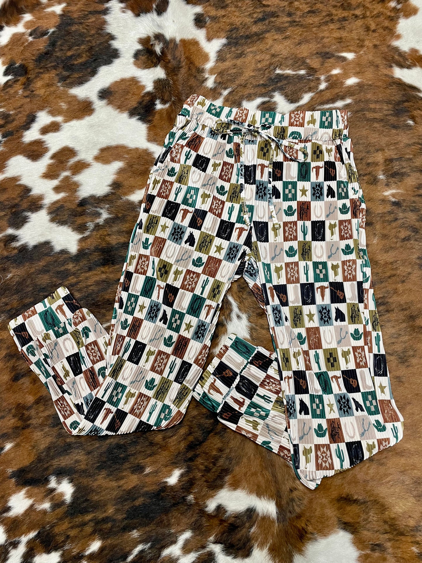 Punchy Plisse Joggers