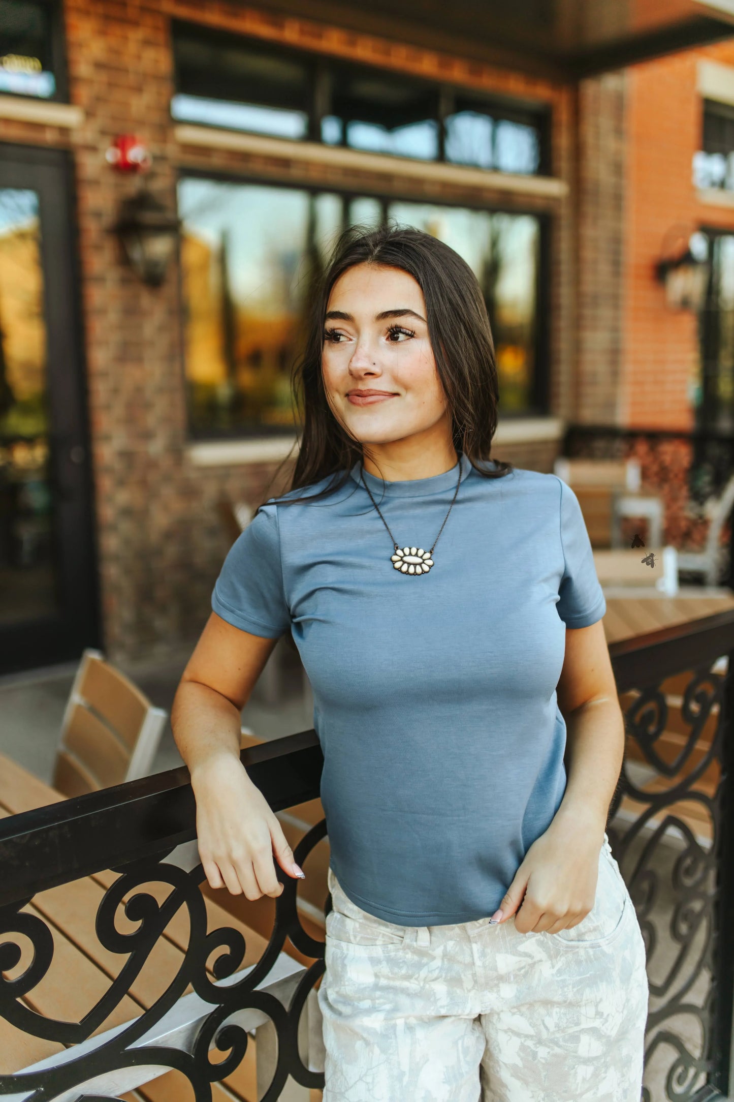 Basic Snug Tee *Blue