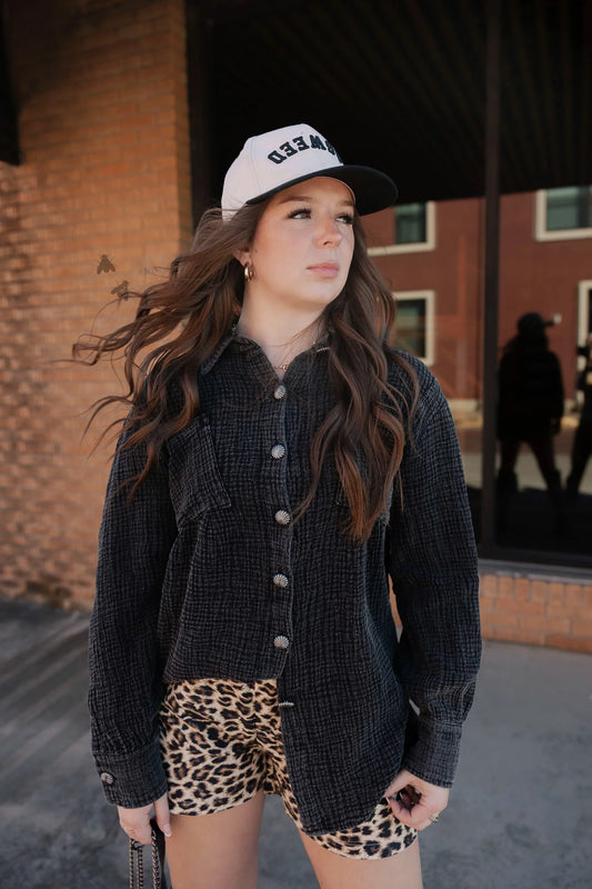Acres Button Up *Midnight