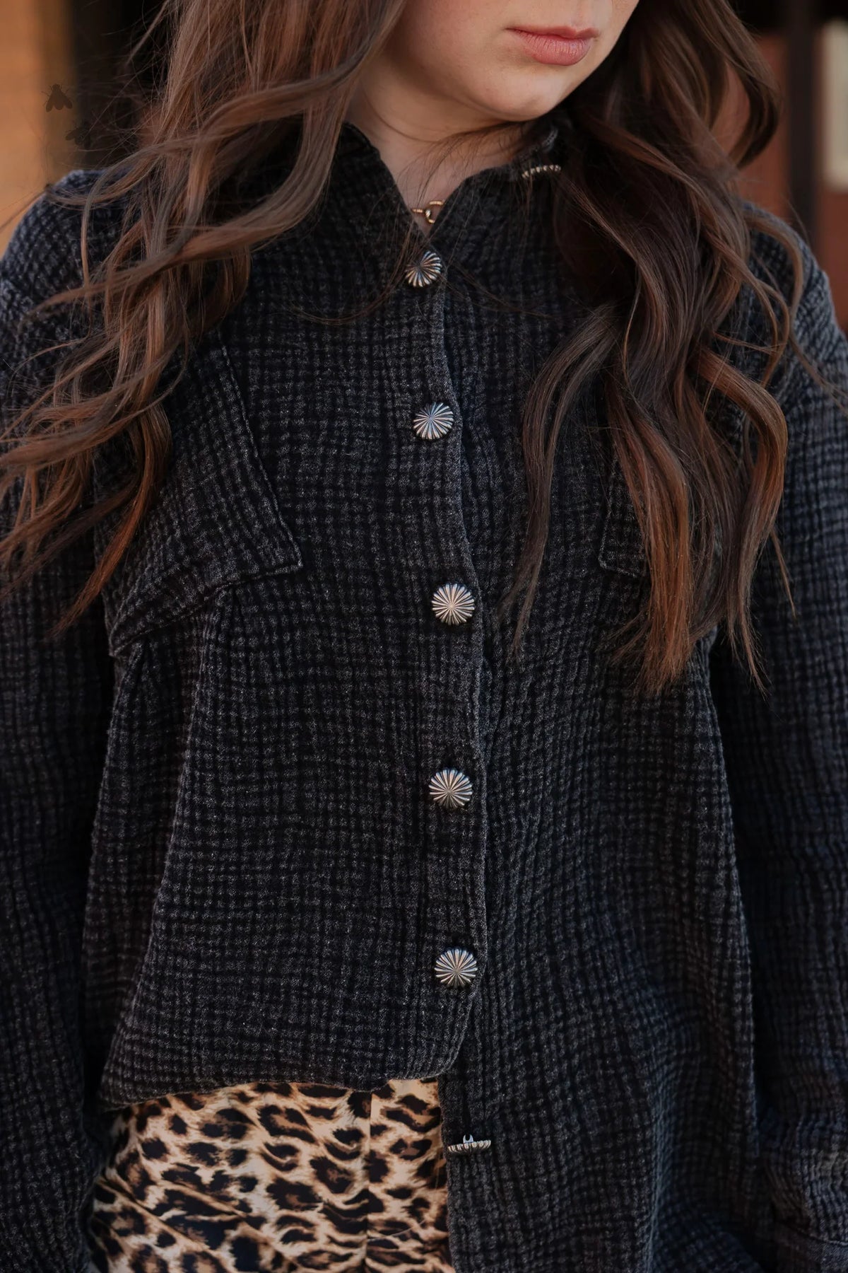 Acres Button Up *Midnight