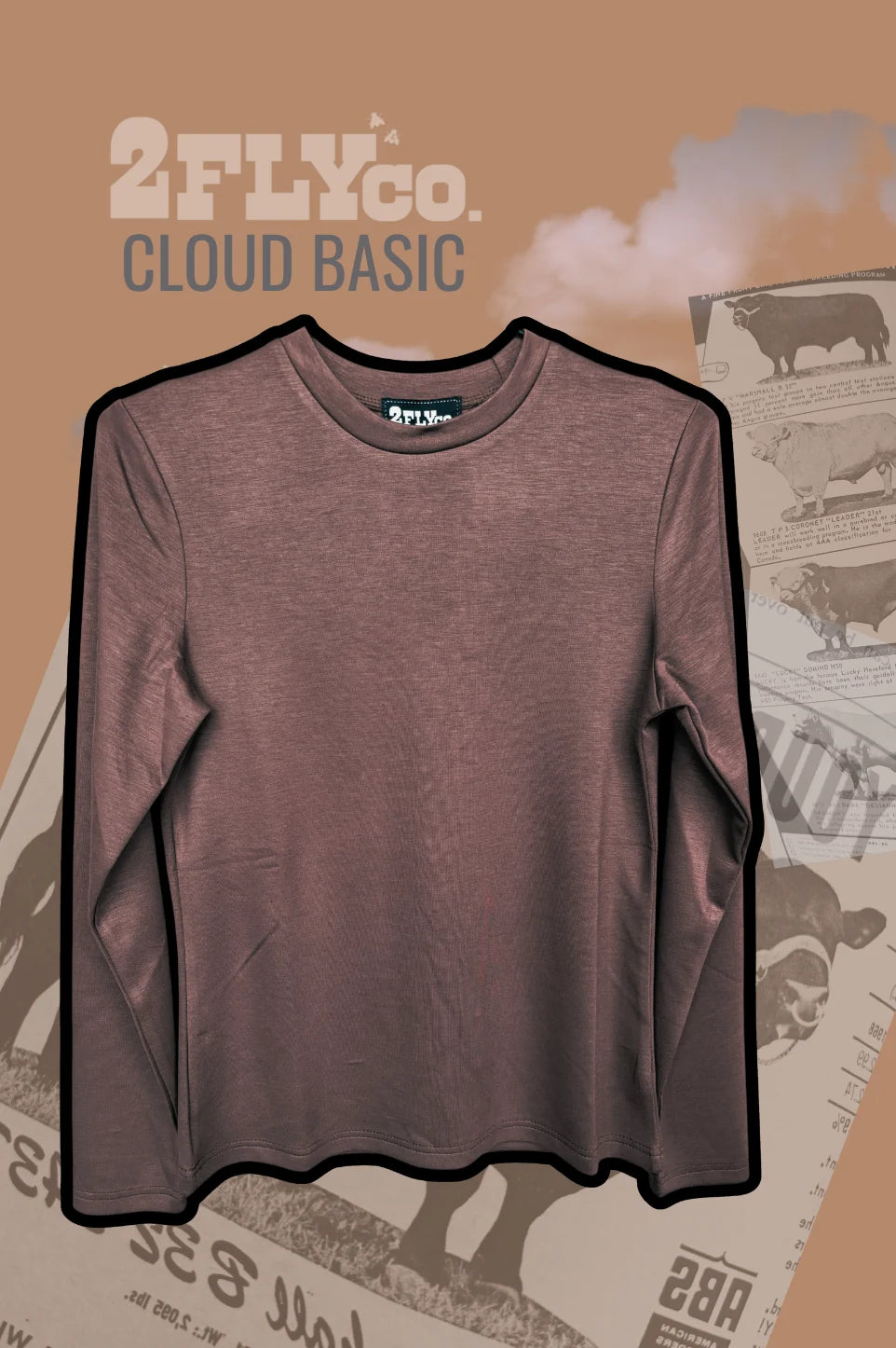 Cloud Basic L/S *Mocha