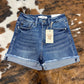 KanCan Highrise Single Fold Shorts