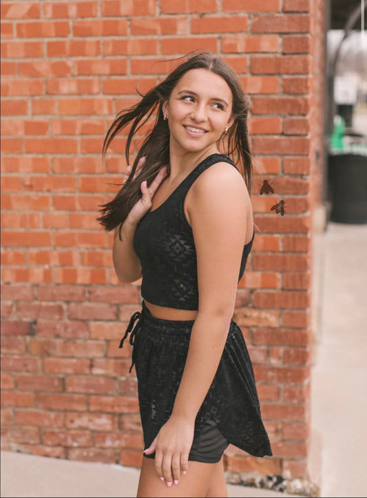 Black Aztec Tank