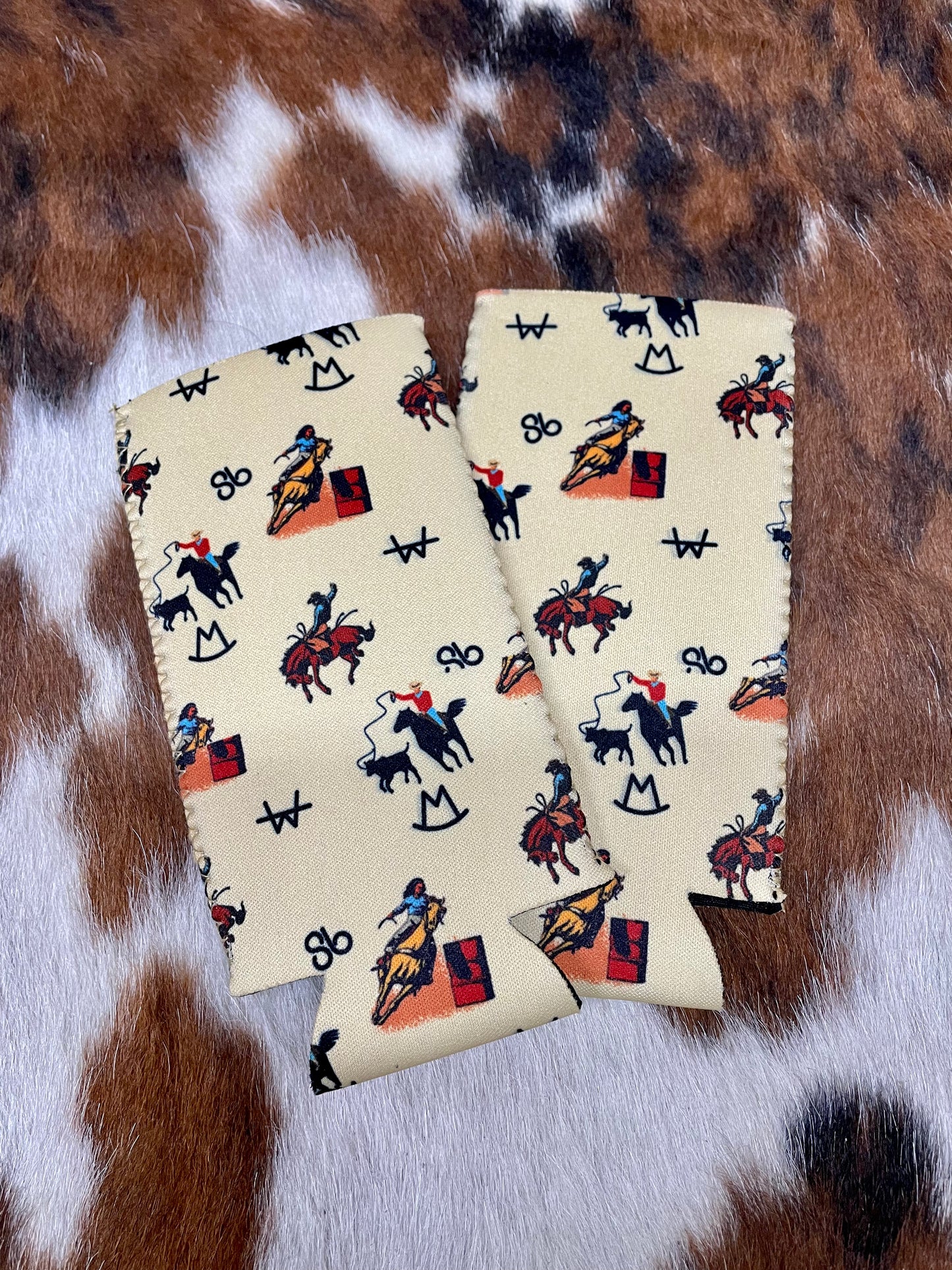 Vintage Cowboy Tall Koozie