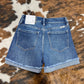 KanCan Highrise Single Fold Shorts